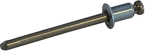 Boot & Motor Talamex - Remaches ciegos (diámetro 3,2 x longitud 3,1 mm, 6 unidades, monel/acero inoxidable)