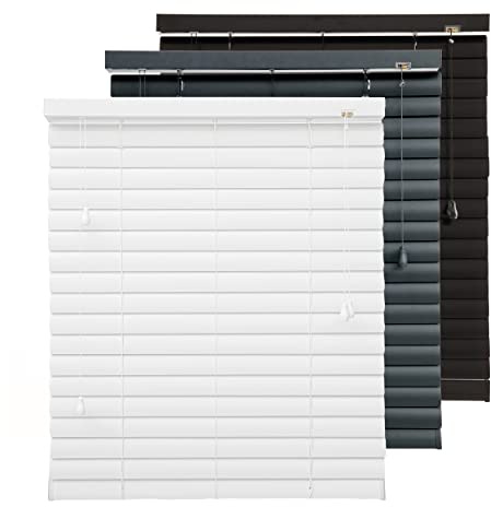 Ventanara® Jalousie Aluminium 50 mm Rollo Plissee Schalusie Jalousette Türrollo (weiß matt, 90 x 250 cm)