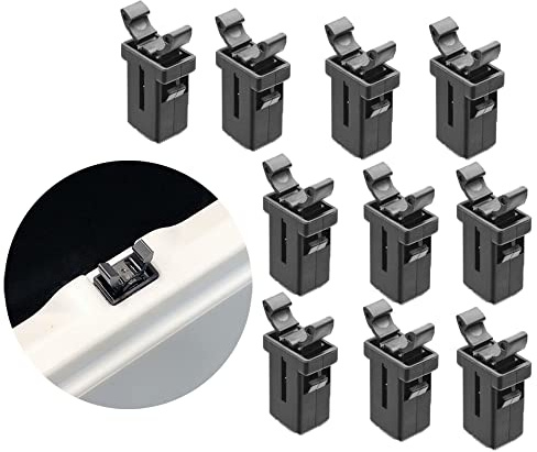 UtySty 10 Pack Trash Can Lid Clips Press Switch Replacement Push-Type Lock Button for Mini Trash Can with Lid Garbage Can Waste Basket Bathroom Trash Can with Press Top Lids Diaper Pail