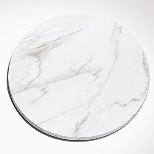 SZITW Plato Giratorio Redondo, Plato Giratorio de Cristal Transparente, Bandeja giratoria para Servir, Mesa de Comedor Resistente, Plato para Servir Liso de 50cm-110cm/(20 pulgadas-43 Pulgadas)