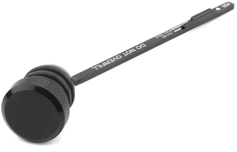 Asta Livello Serbatoio Olio Zigrinata Per Harley Davidson Touring 1993-1999 1995 Cromato Nero