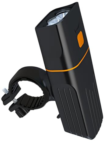 SUPVOX Set Luci Bici LED Ricaricabili USB 2400Mah Faro Anteriore Ipx5 e Fanale Posteriore 3 modalità di Illuminazione per Ciclismo Notturno e Sicurezza Stradale
