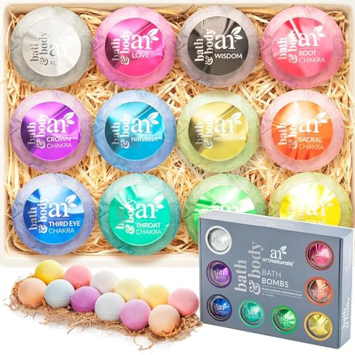 ArtNaturals Bath Bomb Gift Set, 12 Bath Bombs, 4 oz Each