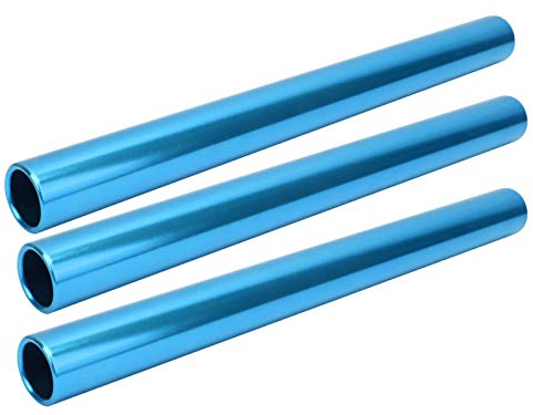 Rodipu Leichtathletik-Staffelstäbe, harmloses Aluminiumrelais, für Match Running(Blue)