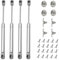 Herbst 4Pcs Gasdruckdämpfer 80N Gasdruckfeder Küchenschrank Gasfeder Möbel Dämpfer Schranktür für Küchenmöbel Schrank Bücherschränke (4, 80N)