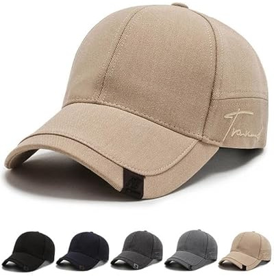 Joligiao Casquette de Baseball Homme Unisexe Réglable Bonnet Casquette Respirante Légère Anti-Soleil Cap Classique Trucker Cap Snapback Hip-Hop Outdoor Caps pour Hommes Beige Taille Unique