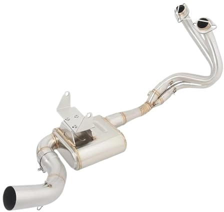 de Escape para motocicleta sistema de Escape Para Kawasaki para Ninja 650 Z650 ER6N ER6F 2017-2022 sistemas de Escape de motocicleta conexión de tubo de enlace medio delantero silenciador de 51mm