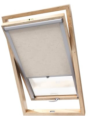 Stylo Estor Opaco para Ventanas De Tejado – para Ventanas FAKRO - 100% Opacidad - Aluminio para Ventanas FAKRO – Aislamiento Térmico – Protección Solar - Granito FAKRO 78/118