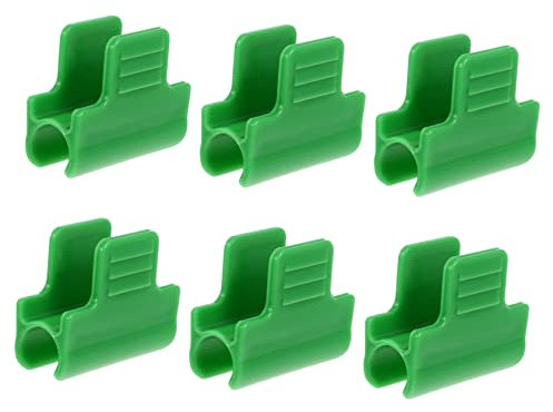 Toddmomy 40piezas Clips para Invernaderos De Hebilla Clips para Película De Invernadero para Soporte De Extensión para Plantas Cubrir Hileras De Películas