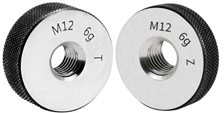 Gängringmätare, Metrisk Fintand Gänga Ringmätare Noggrannhet Mätverktyg 6g Flera storlekar 1 set(X1.5,M8-6g T Z)