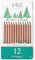 Tombow Ki-Monogatari Crayon de couleur Eco certifié PEFC, boîte métallique pratique, à base de cire, boite de 12 [CB-RS-12C]