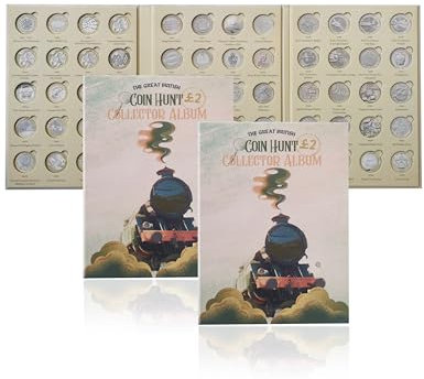 UK 2 Pound Coin Hunt Collector up to Date Album Folder - No Coins Included