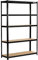 Rhino Racking – 5 Tier Heavy-Duty Garage Shelving Unit – Black - Adjustable Storage Shelves – 180x120x40cm – 200kg Load Weight Per Shelf – 1000kg Per Unit
