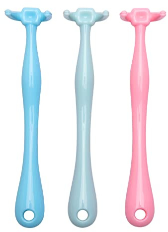 Supporto per filo interdentale riutilizzabile a 3 conteggi spazzola per la pulizia interdentale maniglia dei denti plettri per adulti e bambini