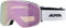 ALPINA SLOPE Q-LITE - Verspiegelte, Kontrastverstärkende OTG Skibrille Mit 100% UV-Schutz Für Erwachsene, white matt, One Size