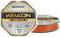 Geflochtene Schnur KONGER KEVLON Fluo Orange 4-Fach Braided Line Angelschnur 150m 0,12-0,25mm (0,07€/m) (0,18mm/17,30kg)