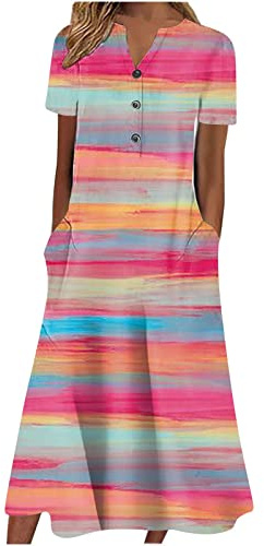 NNGOTD Robe Ete Femme Mi Longue sans Manche Chic et Elegant Robe de l'église Robe décontractée Impression en Chiffon à Manches Longues Paire avec Jupe plissée Robe Plage