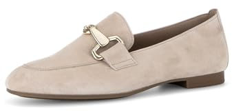 Gabor Damen Slipper, Frauen Slip On,College Schuhe,Businessschuhe,Slip-ons,Mokassins,Halbschuhe,Schlupfschuhe,Desert (Gold),39 EU / 6 UK