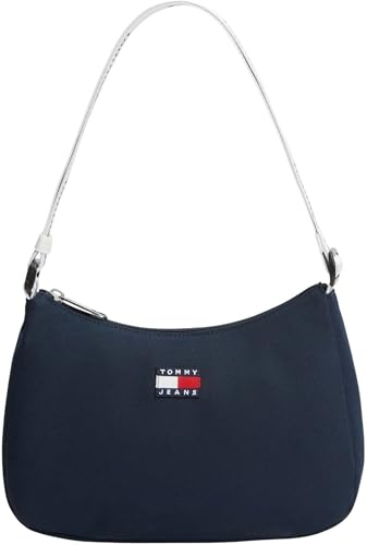 Tommy Jeans Tjw Ess Daily - Bolso de hombro para mujer, AW0AW18463, azul (noche oscura azul marino)