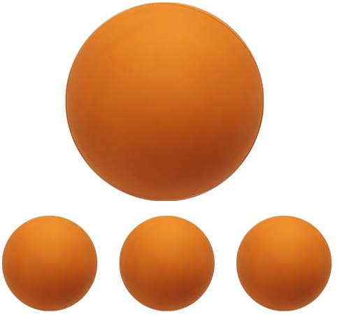 Générique Squash Ball – Bouncy Squash Ball, 4 x High Elasticity Rubber Bounce, High Visibility Rubber Hollow Balls, Anfänger, Training, hohe Verschleißfestigkeit. Genießen Sie die Sorge