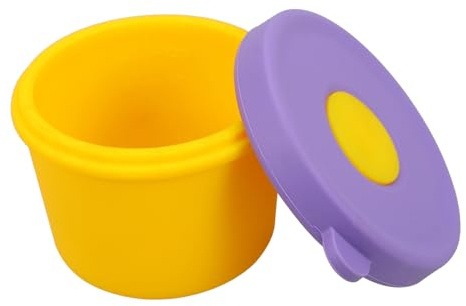 Milisten Babynahrungsbehälter mit Sicherem Aufbewahrungslösung für Babynahrung Portionieren Kühlen Transportieren von Pürees Snacks