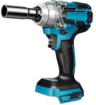SHZICMY Batteridriven slagnyckelsats, 1/2 tum 520 Nm sladdlös slagnyckel, borstlös, 18 V, sladdlös skruvdragare, slagborr, batterier ingår ej