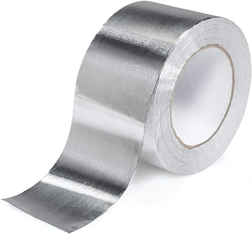 Nastro Adesivo Alluminio per Riparazioni，Nastro Adesivo in Alluminio，per sigillare o isolare, cavi, riparazione metalli, ecc.（5cmX20m）