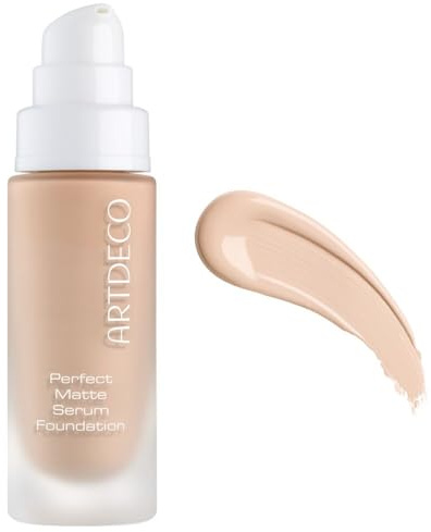ARTDECO Perfect Matte Serum Foundation - Langanhaltende, pflegende Foundation mit seidig mattem Finish - 1 x 20 ml
