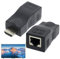SopwMap Extender HDMI auf RJ45, Signalwandler über einfaches Ethernet-LAN-Kabel, kompatibel mit HDTV 4K, 2K, 1080p und 3D, für Konferenzen und Überwachungssysteme