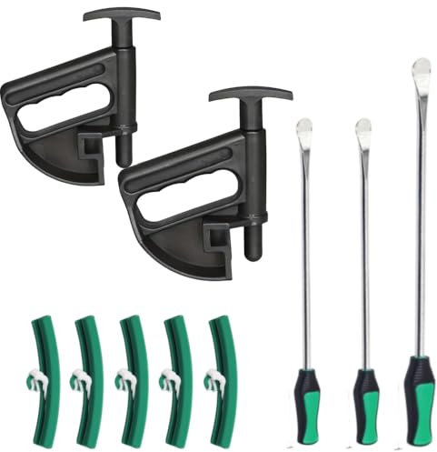 CTRUILA Tire Lever Spoon Set Tire Change Rim Protector Bead Helper Tire Changer Replacement Kit for Motorcycle Bike Car Tire Changing Removing