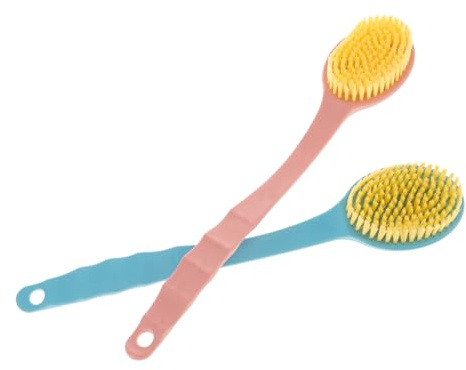 Beaupretty 2pièces Brosse à Dos Pour Corps De Douche Et Bain Pratique Et Confortable Facile à Utiliser Bains Et Douches
