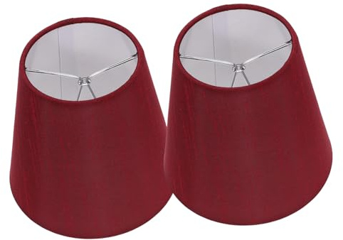 Sosoport 2 Piezas Pantalla De Lámpara Clip De Tela Pantallas Pequeñas De Lámpara Para Salón Moderna