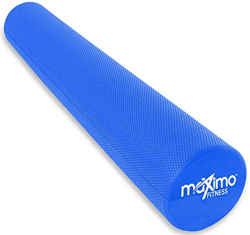 Maximo Fitness Fascia Roller for Spine and Back, Legs, Arms - Medium Hard Massage Roller for Yoga, Pilates, Regeneration After Sports
