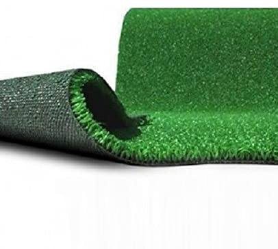 Rasenteppich 7 mm Kunst Gras Teppich Fell Garten begehbar 4x5m