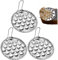 Fopytu Jelly Scraping, 3 Pcs Bean Jelly Scraper Stainless Steel Spaetzle Maker Noodle Dumpling Maker Cheese Butter Grater Kitchen Tools