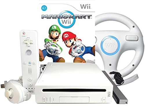 Nintendo Wii Console & Mario Kart Bundle MarioKart