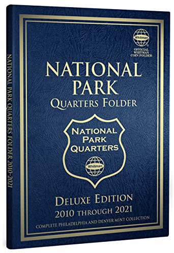 Whitman US Washington National Parks Quarter Coin Deluxe Edition Folder Full Series P & D 2010 – 2021#28752