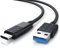 CSL - 1m USB C Kabel USB 3.2 Gen1, Ladekabel, Datenkabel USB 3.0, USB Kabel Typ C, Kompatibel mit Samsung Galaxy S23 S22 MacBook etc.