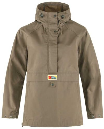 Fjallraven 87009-244 Vardag Anorak W Giacca Donna Suede Brown Taglia L