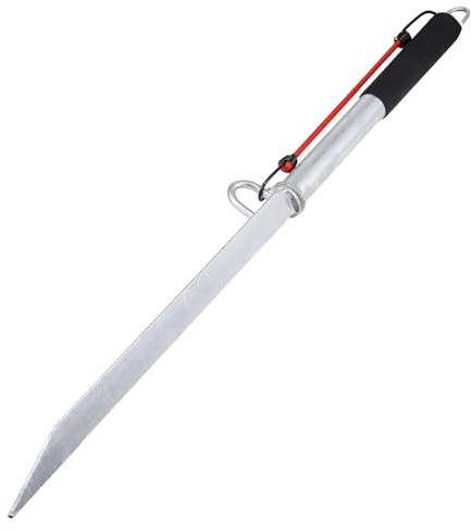VEVOR Kit de Ancla de Arena 98,5 cm Ancla de Entrada para Barcos de Acero al Carbono Galvanizado Punta para Orilla Ancla de Playa Automartillable para Botes Pequeños, Jetski, Pontón, Kayak, con Bolsa