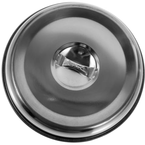 ULTECHNOVO Cubierta De Placa De Hierro De Acero Inoxidable Cubierta Protectora para Alimentos para Cocinar Al Vapor La Cocina