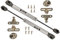 KOTARBAU® 2er Set Klappenbeschlag Gasdruckfeder 80 N Möbel Stoßdämpfer Küchenschrank Gasfeder Dämpfer Schranktür Softclose Türdämpfer Tür Dämpfung Silber Gasdruckdämpfer