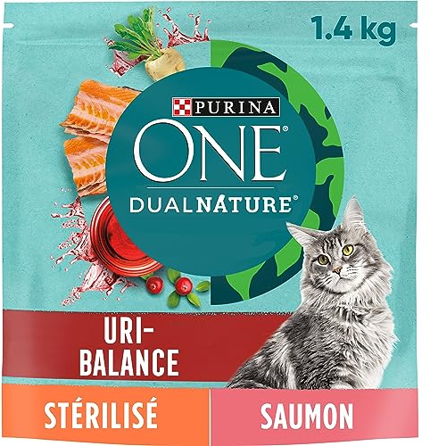 PURINA ONE DUALNATURE Chat Stérilisé Cranberry Saumon 1,4kg