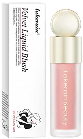 Blush Liquide Crème Mat À Texture Mousse - Sensation Légère Et Respirante Pour Joues Look Naturel - Super Hydratant, Longue Durée - Maquillage Cosmétiques