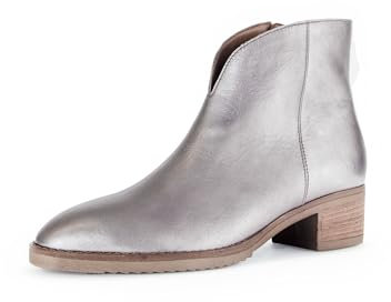 Gabor Damen Klassische Stiefeletten, Frauen Stiefeletten,uebergangsstiefel,reißverschluss,Boots,Stiefel,Bootee,Iron (Natur),38.5 EU / 5.5 UK