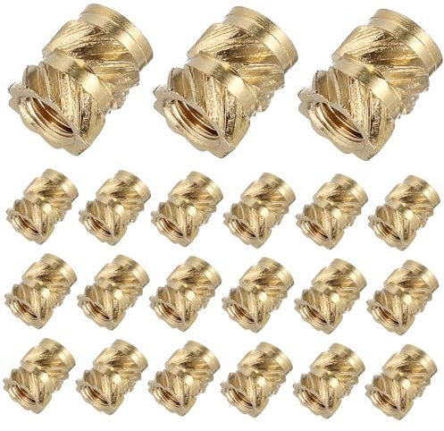 SOLUSTRE 50pezzi Inserti Filettati Per Facile Installare Per Applicazioni Iniezione e Fissaggio