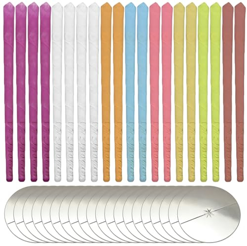 20 candele per orecchie pulite, 20 cuscinetti di protezione, 8 colori disponibili, orecchie pulite, rilassanti corpo e mentale, sonno lento