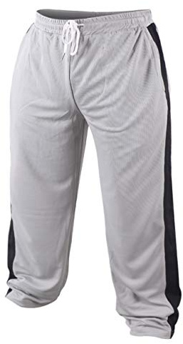 Herr Baggy bodybuilding byxor Mesh Quick Dry Byxor Polyester lätt