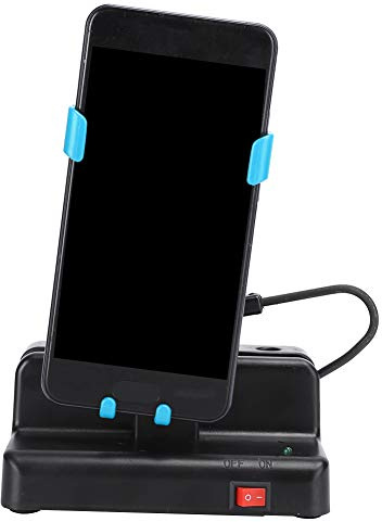 Agitador automático de teléfono móvil, Agitador de teléfono móvil fácil de usar, Azul cielo Pasos de oscilación izquierda derecha Contador Coche Personas perezosas para teléfonos