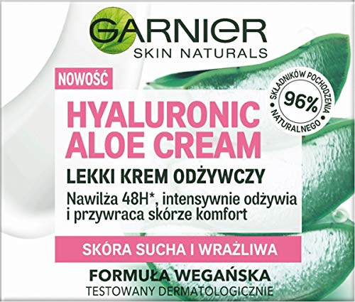 Garnier Skin Naturals Hyaluronic Aloe Mjukgörande dag och nattkräm, 50 ml